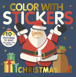 Book cover for Color with Stickers: Christmas: Create 10 Pictures with Stickers!
