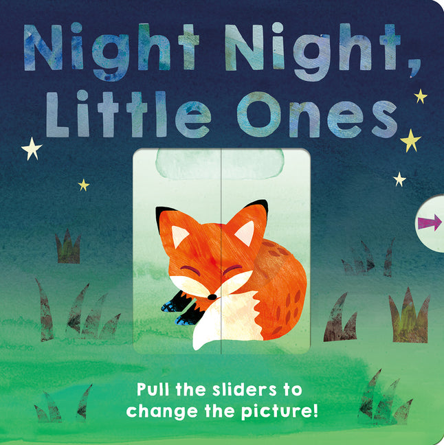 Book cover for Night Night, Little Ones: Pull the Sliders to Change the Picture!