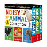 Book cover for Noisy Animal 3-Book Boxed Set: My First Touch and Feel Sound Books: Noisy Baby Animals; Noisy Farm; Noisy Animals