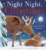 Book cover for Night Night, Christmas: A Touch-And-Feel Storybook