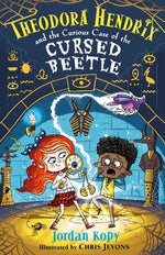 Book cover for Theodora Hendrix and the Curious Case of the Cursed Beetle
