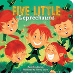 Book cover for Five Little Leprechauns