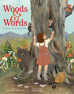 Book cover for Woods & Words: The Story of Poet Mary Oliver