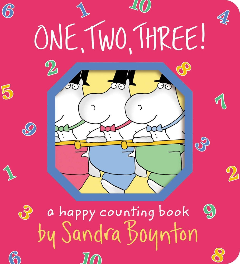 Book cover for One, Two, Three!: A Happy Counting Book