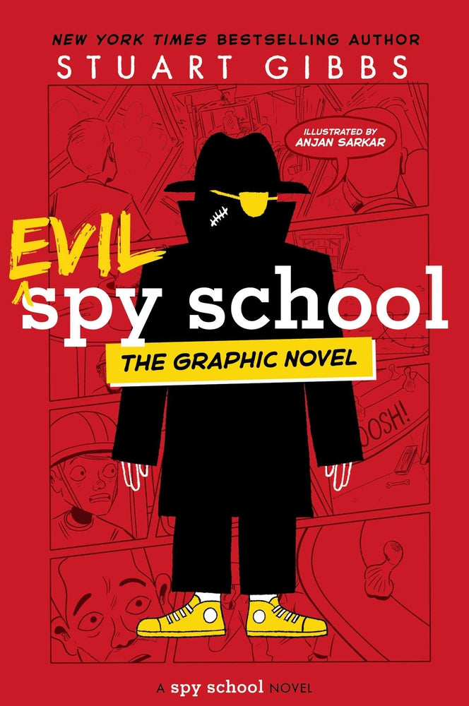 Book cover for Evil Spy School the Graphic Novel