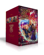 Book cover for Keeper of the Lost Cities Collection Books 6-9 (Boxed Set): Nightfall; Flashback; Legacy; Unlocked Book 8.5; Stellarlune (Boxed Set)