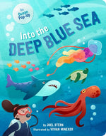 Book cover for Into the Deep Blue Sea: An Ocean Pop-Up