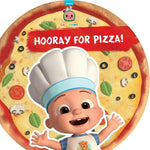 Book cover for Hooray for Pizza!