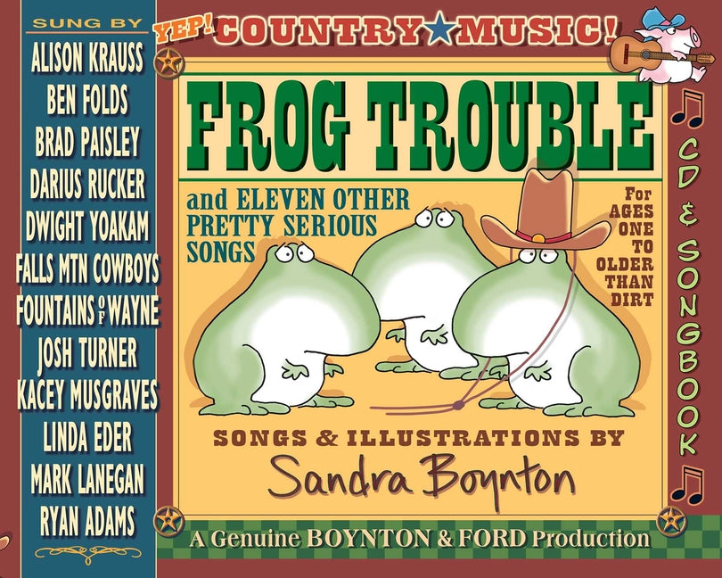 Book cover for Frog Trouble: And Eleven Other Pretty Serious Songs