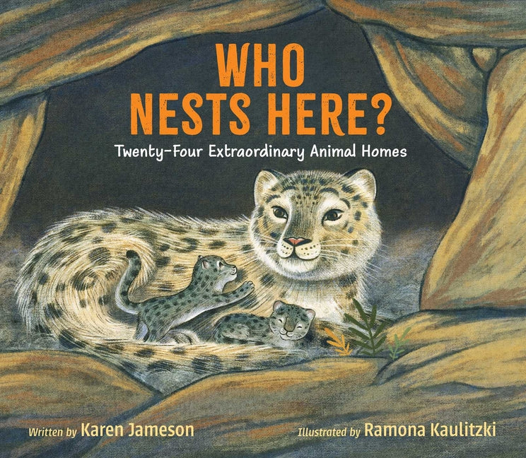 Book cover for Who Nests Here?: Twenty-Four Extraordinary Animal Homes