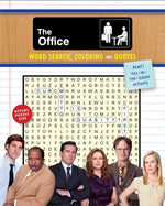 Book cover for The Office Word Search, Coloring and Quotes: Plus Fill-In-The-Script Activity