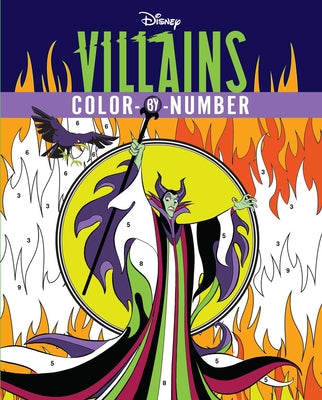 Book cover for Disney Villains Color-By-Number