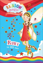 Book cover for Rainbow Magic Rainbow Fairies Book #1: Ruby the Red Fairy