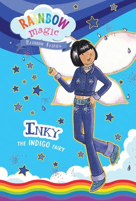 Book cover for Rainbow Magic Rainbow Fairies Book #6: Inky the Indigo Fairy