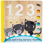 Book cover for Touch and Trace: 1, 2, 3 Count with Me