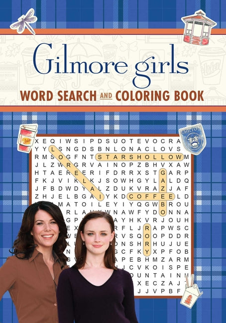 Book cover for Gilmore Girls Word Search and Coloring Book
