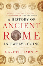 Book cover for History of Ancient Rome in Twelve Coins