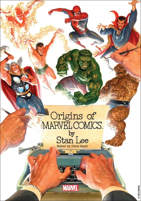 Book cover for Origins of Marvel Comics (Deluxe Edition)