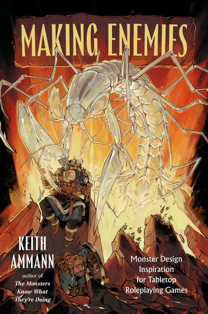 Book cover for Making Enemies: Monster Design Inspiration for Tabletop Roleplaying Games