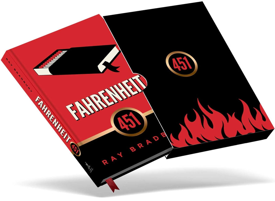Book cover for Fahrenheit 451 (Deluxe Slipcase Edition)