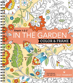 Book cover for Color & Frame - In the Garden (Adult Coloring Book)