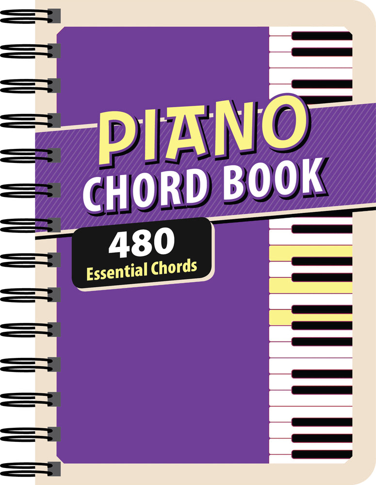 Book cover for Piano Chord Book: 480 Essential Chords
