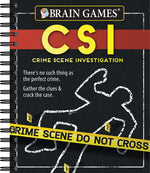 Book cover for Brain Games - Crime Scene Investigation (Csi) Puzzles
