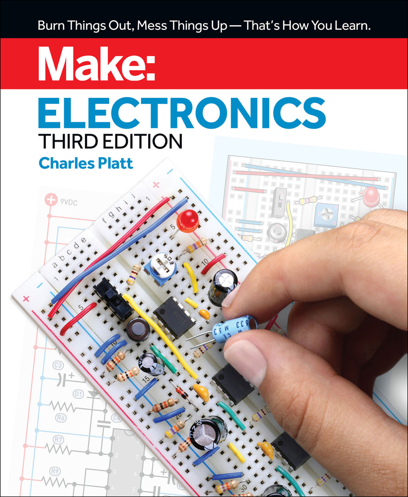 Book cover for Make: Electronics: Learning by Discovery: A Hands-On Primer for the New Electronics Enthusiast