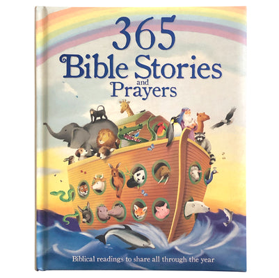Book cover for 365 Bible Stories and Prayers: Biblical Readings to Share All Through the Year