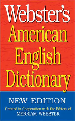 Book cover for Webster's American English Dictionary