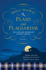 Book cover for Plaid and Plagiarism: The Highland Bookshop Mystery Series: Book 1