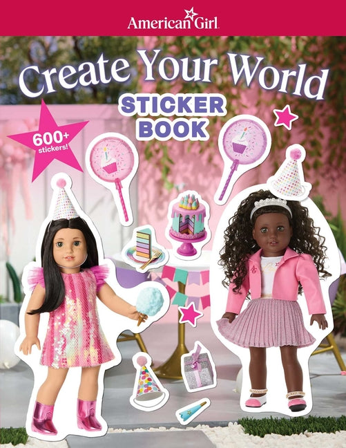 Book cover for American Girl: Create Your World Sticker Book