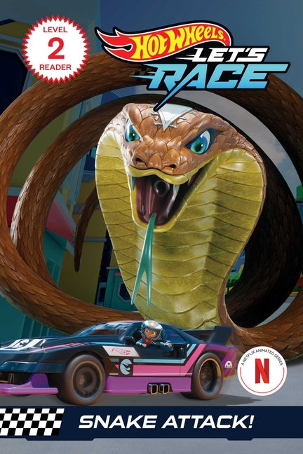 Book cover for Hot Wheels Let's Race: Snake Attack!