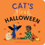 Book cover for Cat's First Halloween: A Board Book