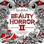 Book cover for The Beauty of Horror 2: Ghouliana's Creepatorium Coloring Book