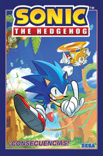 Book cover for Sonic the Hedgehog, Vol. 1: ¡Consecuencias! (Sonic the Hedgehog, Vol 1: Fallout! Spanish Edition)