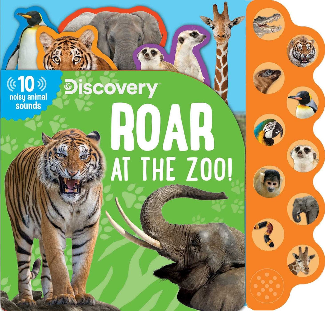Book cover for Discovery: Roar at the Zoo!