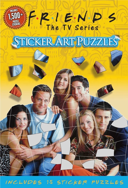 Book cover for Friends Sticker Art Puzzles