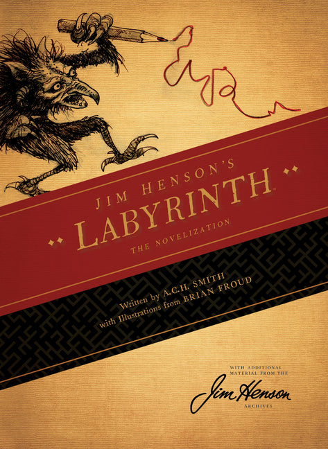 Book cover for Jim Henson's Labyrinth: The Novelization