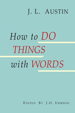 Book cover for How to Do Things with Words