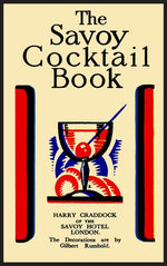Book cover for Savoy Cocktail Book-Hardcover Edition