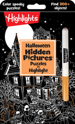 Book cover for Halloween Hidden Pictures Puzzles to Highlight: Color Spooky Puzzles! Find 300+ Objects!