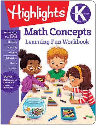Book cover for Kindergarten Math Concepts
