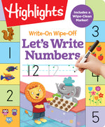 Book cover for Write-On Wipe-Off Let's Write Numbers