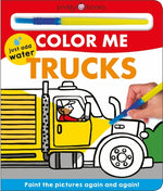 Book cover for Color Me: Trucks: Paint the Pictures Again and Again!