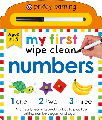 Book cover for My First Wipe Clean Numbers (Priddy Learning)