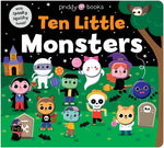 Book cover for Ten Little Monsters (Little Squishies)