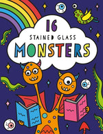 Book cover for Stained Glass Coloring Monsters