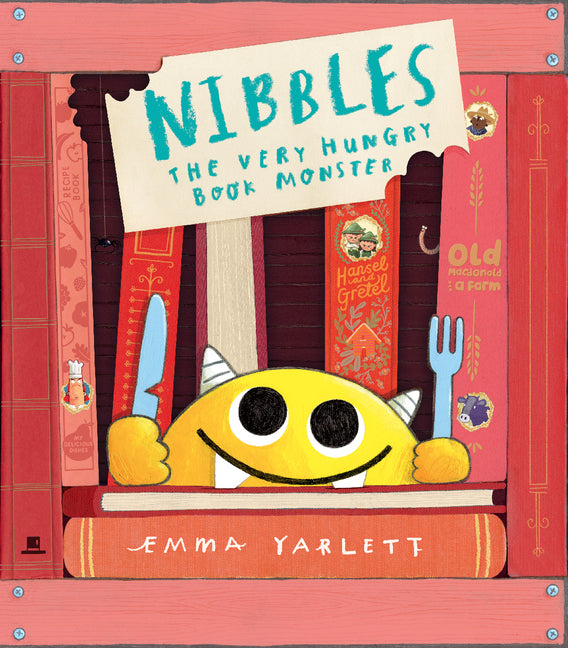 Book cover for Nibbles the Very Hungry Book Monster