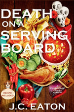 Book cover for Death on a Serving Board: A Charcuterie Shop Mystery